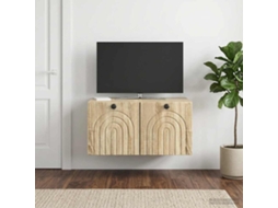 Vidaxl Gabinete De Tv De Parede Carvalho Sonoma 59,5 X 41 X 30 Cm