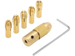 Conjunto De 7 Peças Com Brocas Pequenas Para 0,5 A 3 Mm, Pinça Fixação E Rotativa Fácil Pelo Cliente