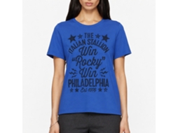 Rockinstone Rocky Movie Win Handmade Solid Royal Adult T-shirt Size:xl