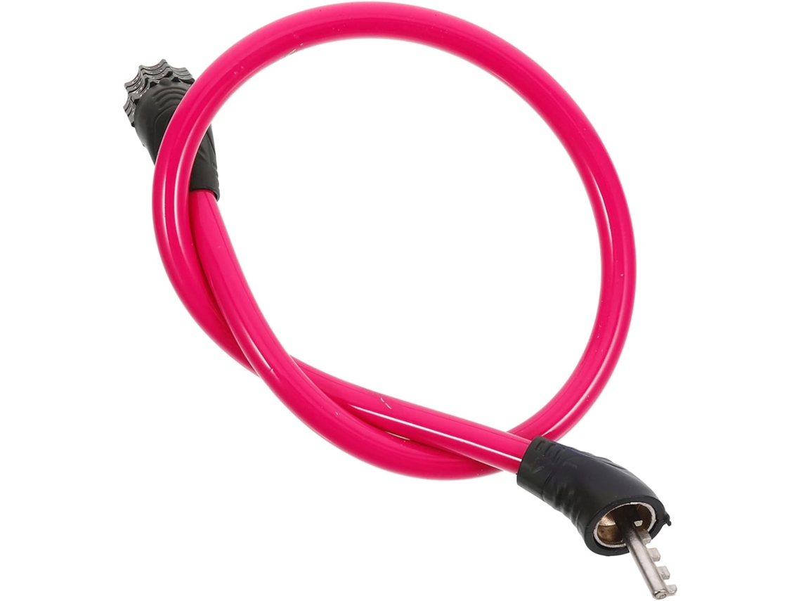 Cadeado De Corrente Para Bicicleta, Resistente, Em Aço, Rosa, Multifuncional E Portátil, Ideal Para Gokoco