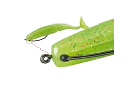 Gancho com Tampão de Silicone GAMAKATSU Worm Offset Ewg 5/0