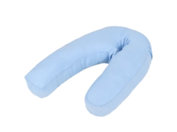 Vidaxl Almofada De Gravidez Em Forma De J 54x(36-43) Cm Azul