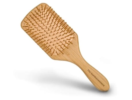 Escova de Cabelo em Bambu BAMBOOVEMENT Remo Retangular