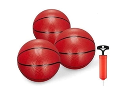Bola De Basquete Pequena De Borracha Para Crianças 5.9 Polegadas 3 Unidades Brincadeira Praia Piscina Jardim