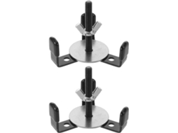 Conjunto De 2 Suportes Parede Para Capacetes Futebol Americano Prateleira Multifuncional, Beisebol, Rúgbi, Equitação E