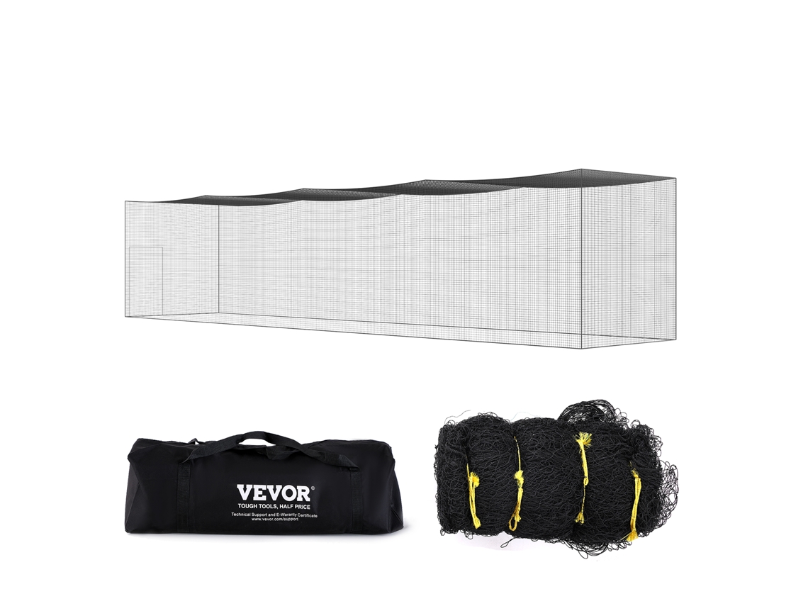 VEVOR Batendo Gaiola Usada para Jogar Redes de Beisebol e Softball com Uma Resistência Pe de 17 4 M