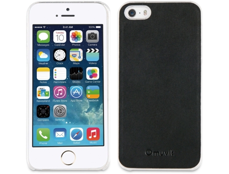 Capa iPhone 5, 5s, SE MUVIT Magnet Back Case Preto — Compatibilidade: iPhone 5, 5s, SE