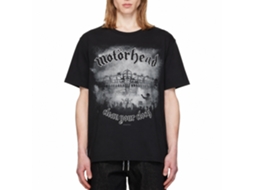 Motorhead Clean Your Clock B W T-shirt Classic Unisex Adults Size:s