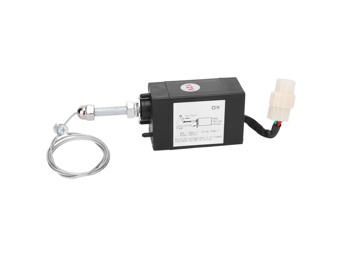 Yuru válvula Solenoide Parada Motor Gerador Xhq pt Controle Apagamento Dc12v 90n 110n Curso 53mm