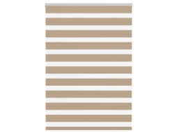 Zebra Blind, Zebra Blinds Vidaxl Marrom Poliéster (110 X 150 Cm)
