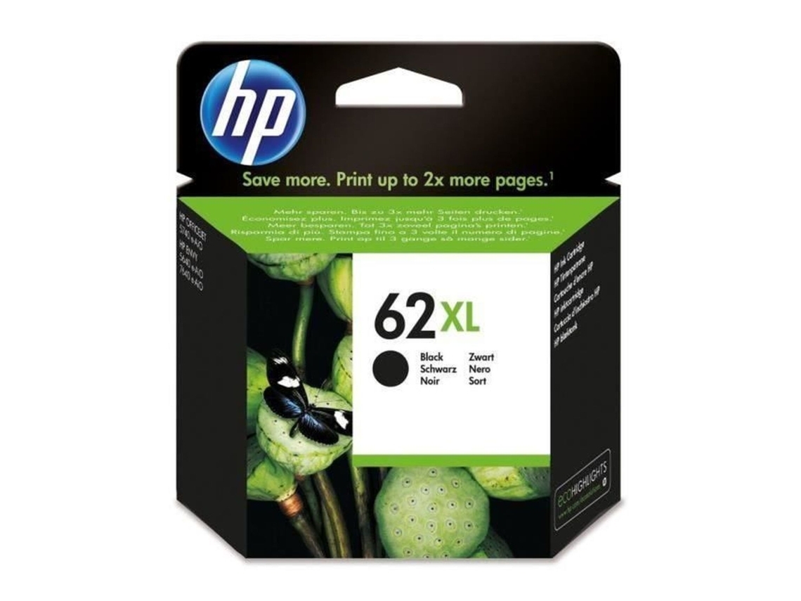 Tinteiro HP 62XL Preto (C2P05AE)