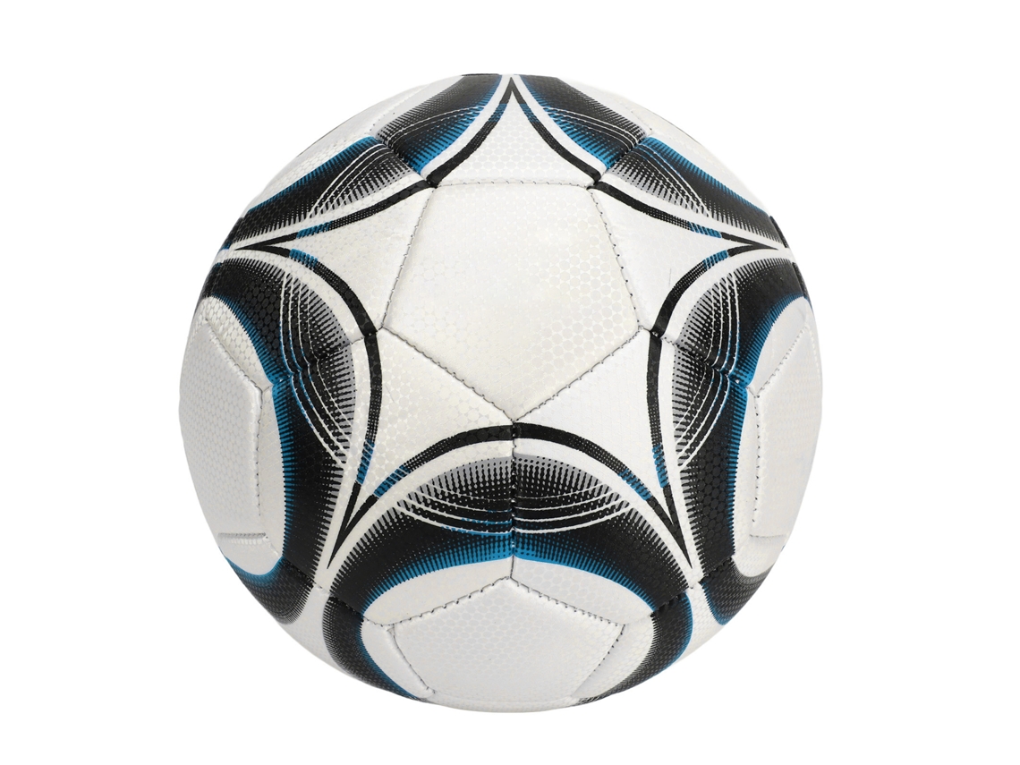Bola De Futebol Para Adolescentes Adultos Pvc Dupla Camada Anti-explosão Treinamento Ensino Tipo 4 Azul