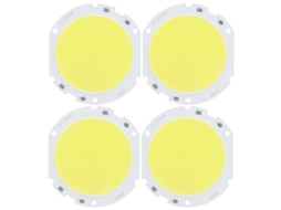 Conjunto de 4 Leds Cob Redondos de 75 Mm CHABERLU