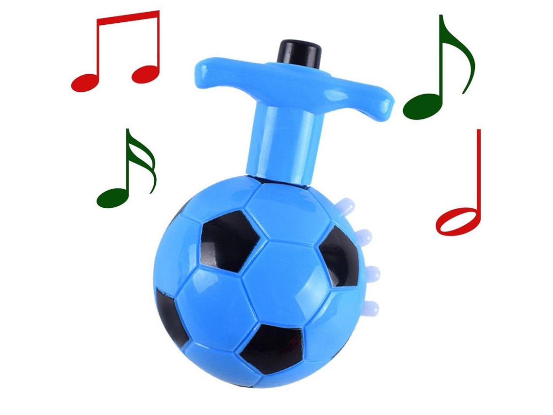 Ats brinquedo de Rotação de Dedo Elétrico com Led, Luz Flash e Música, Brinquedo de Futebol para Crianças