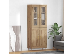 Vidaxl Buffê 2 Pcs Carvalho Artesanal 69,5 X 34 X 180 Cm