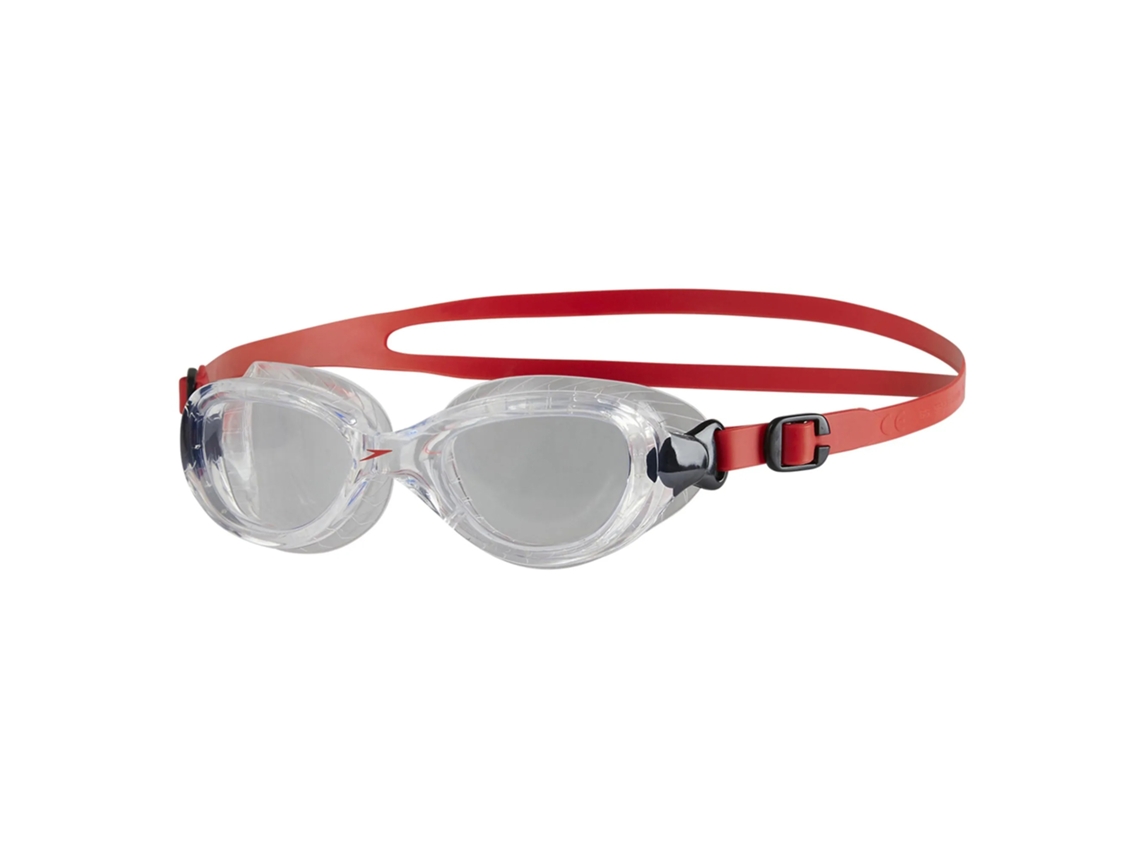 Óculos de Natação Futura Classic para Crianças, Tamanho Único, Vermelho Lava/Transparente AQUAFORGE