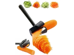 Cortador En Espiral Negro Para Zanahorias Y Patatas