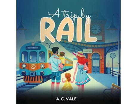 Livro A Trip by Rail de AC Vale (Inglês)