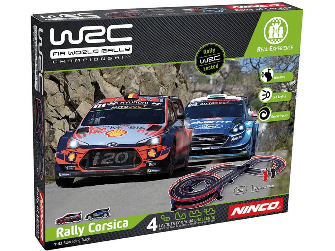 Jogo Educativo NINCO WRC Pista Rally Corsica Wireless Ninco (Idade Mínima: 4 Anos - 56 x 46,6 x 7,3 cm)