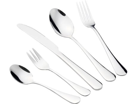 Talheres MEIPAI Conjunto 5 Peças Aço Inoxidável (Prateado)