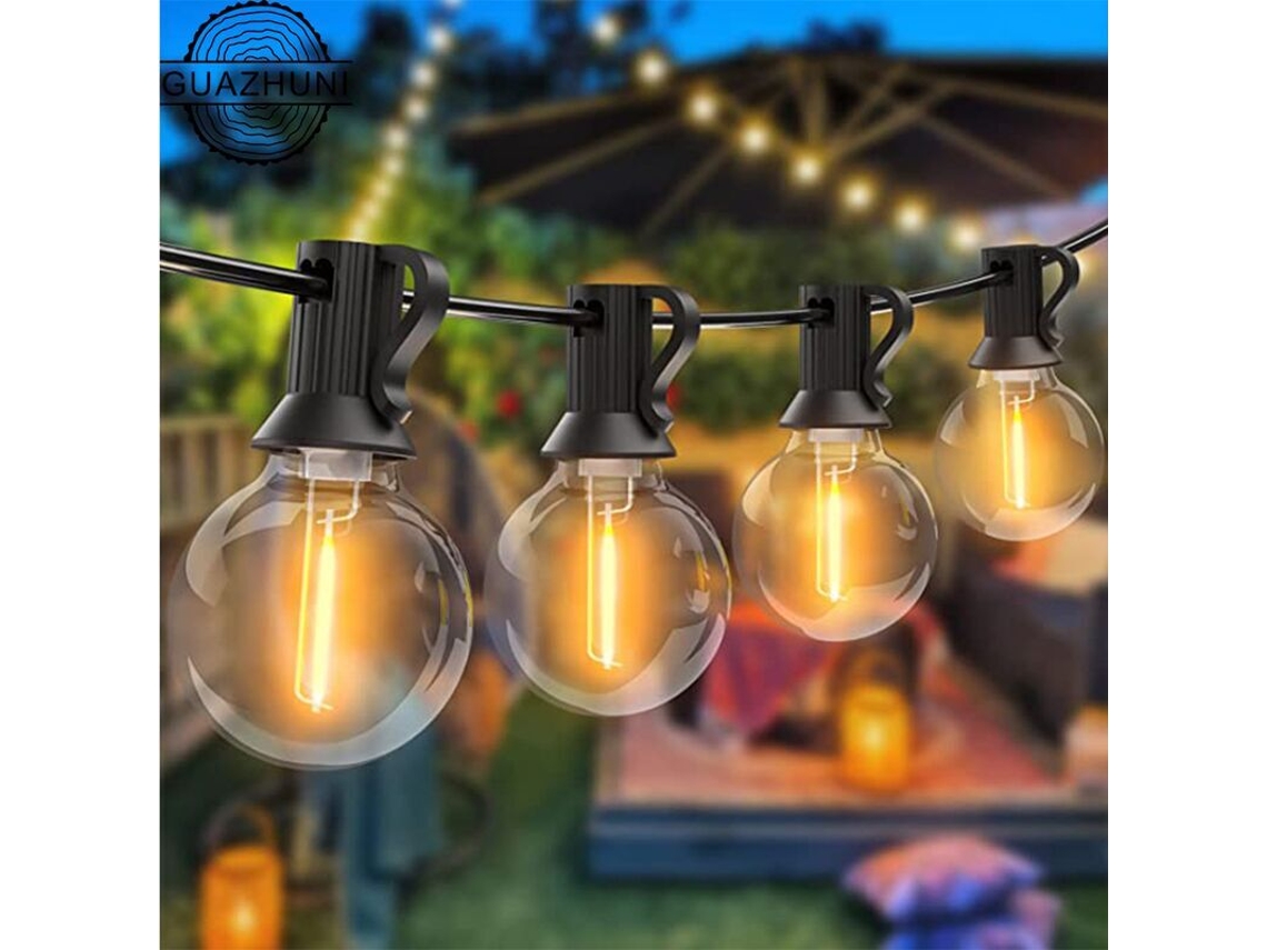 Cordão De Luzes Led, 15 M, Para Decoração De Casa, Festas, Jardim E Eventos, Formato Prático
