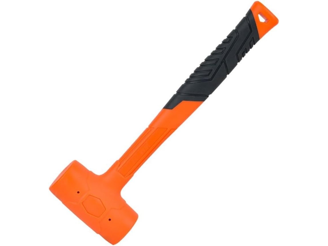 Martelo De Borracha Antirrebote De Aço (0,5) Com Ponta Integrada, Tipo Mallet