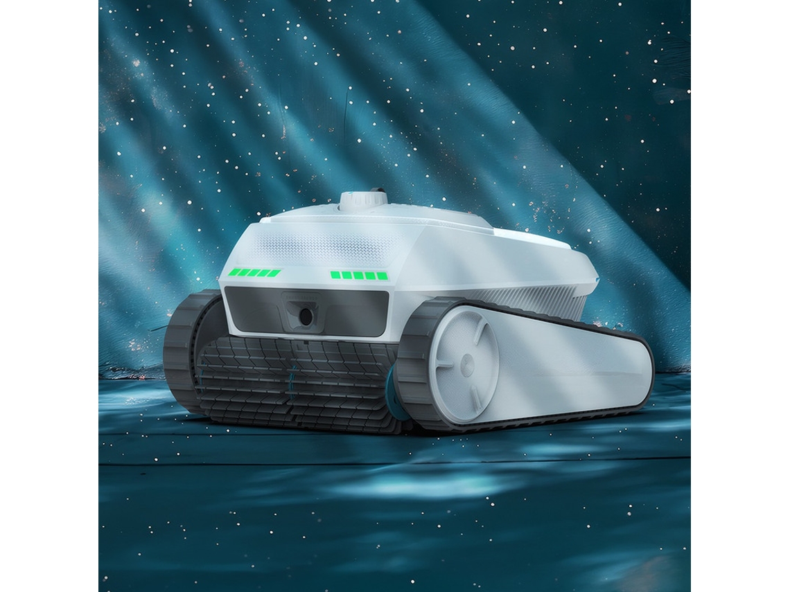 Robot Aspirador de Piscinas AIRROBO Pc200 Lite, Sem Fios, Limpa Chão, Paredes e Linha de Água, Autonomia 150min