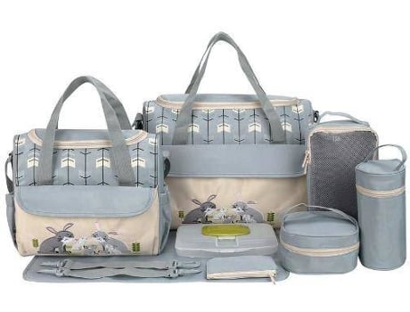 Conjunto Mochilas MCBABY Cinzento