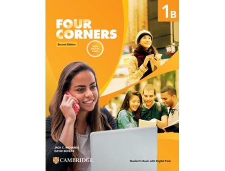 Livro Four Corners 1B - Students Book With Digital Pack - Second Edition de Jack C Richards (Português)