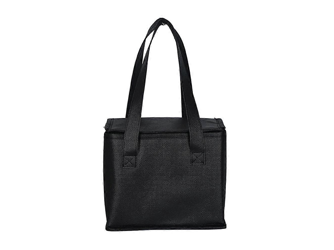 Bolsa Térmica Portátil Para Alimentos, Recipiente Para Embalagem De Alimentos, Bolsa Térmica Para Almoço, Preta Slowmoose