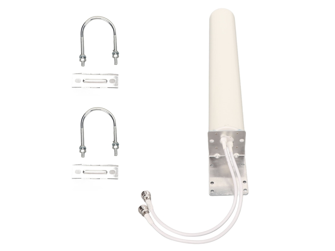 Antena omnidirecional exterior 4g/5g de 18 dbi e 100 W, resistente à água, para uso marítimo e exterior