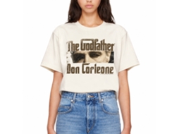 Rockinstone Godfather Cutting Eyes Solid Natural Adult T-shirt Size:l