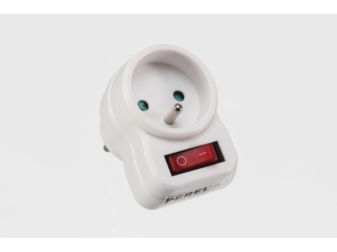 Adaptador Com Interruptor On/off 1 Tomada Tomada Francesa Velleman