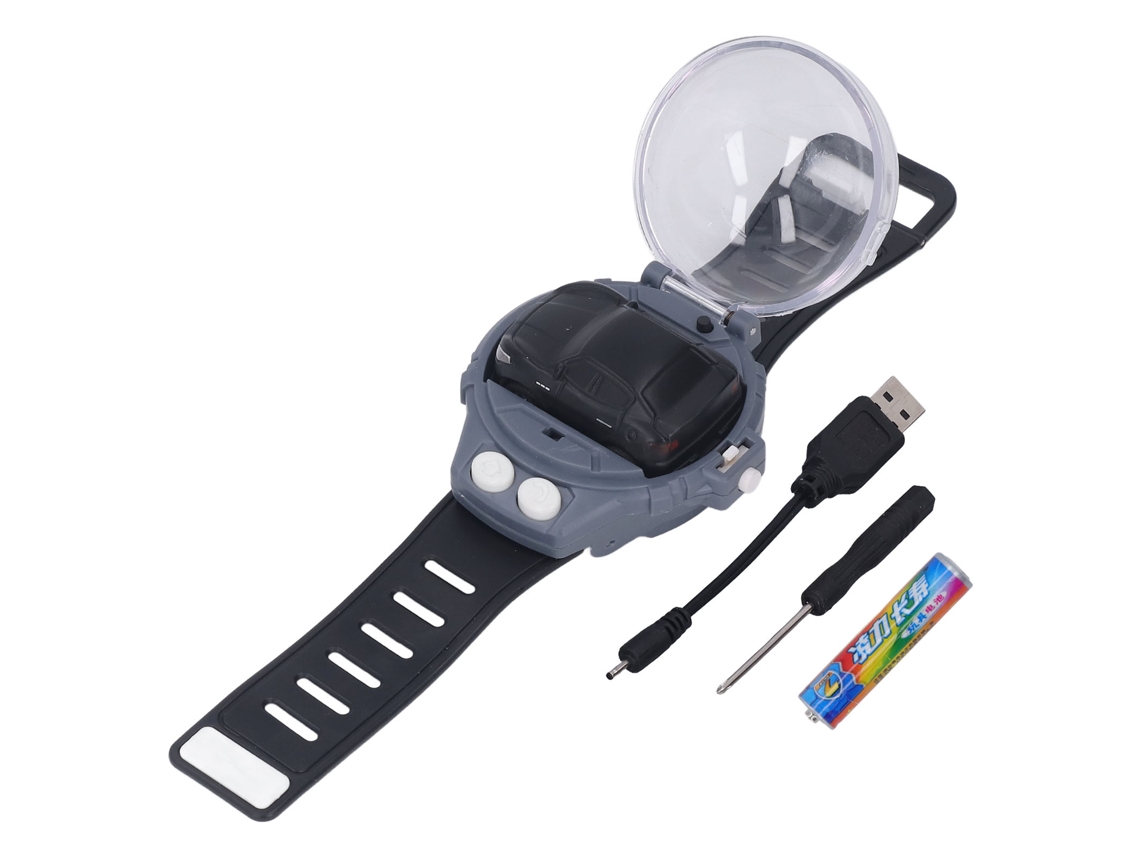 Relógio Carro Controle Remoto Mini Carrinho Rc Usb para Crianças 3+