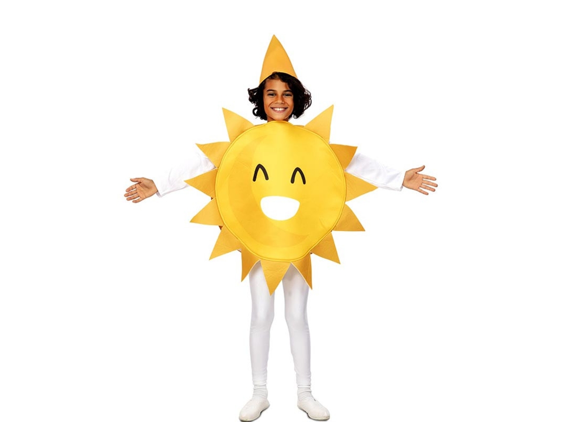 Fato de Sol Sorridente com chapéu para criança