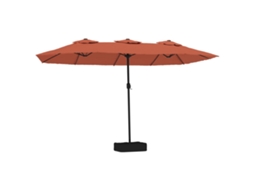 Guarda-sol VIDAXL Laranja (449x245 cm)