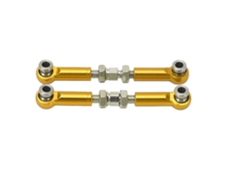 2pcs Braço De Ligação De Direção Servo De Alumínio Peças Rc Para Mjx 14210 14209 16208 16209 1/14 Ouro