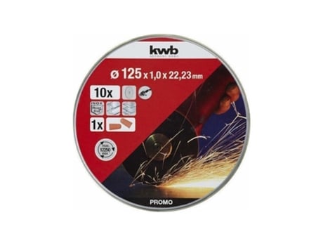 Lata 10 Discs Corte Inox 125x1mm 49712022 Kwb Einhell