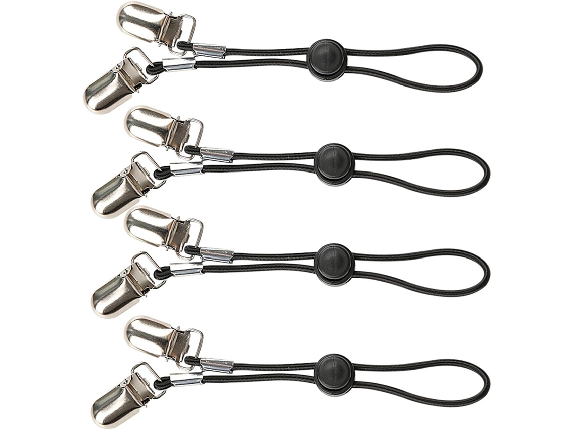 Conjunto De 4 Prendedores Lençol Com Elásticos E Presilhas Metal Para Uma Casa Limpa Organizada Antiderrapantes