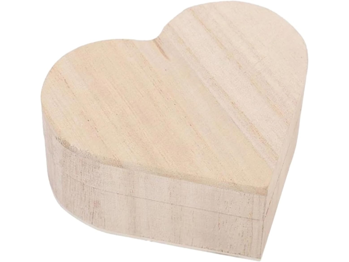 De 3 Peças De Organizadores Para Bijuterias, Incluindo Caixa Em Formato De Coração E Cubo, Ideal Para Guardar Pingentes.