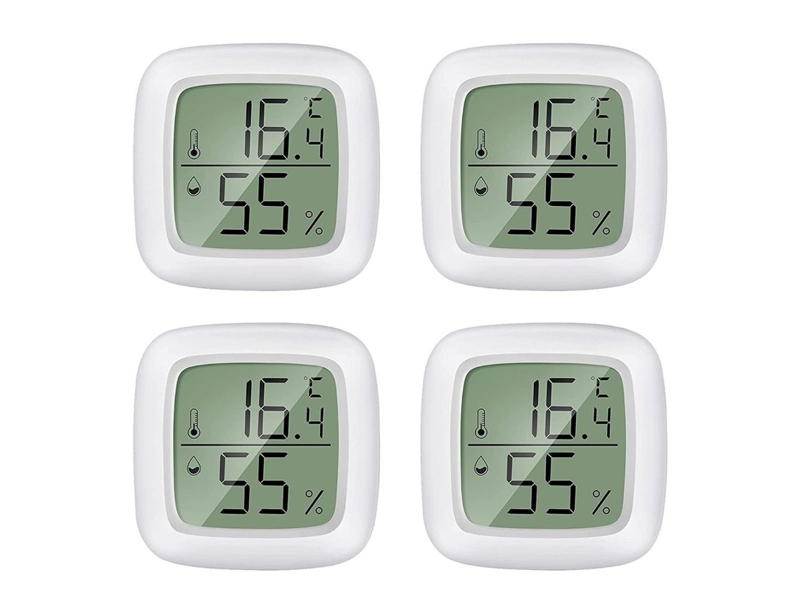 Lurelia Termohigrómetro Digital, Ecrã Lcd