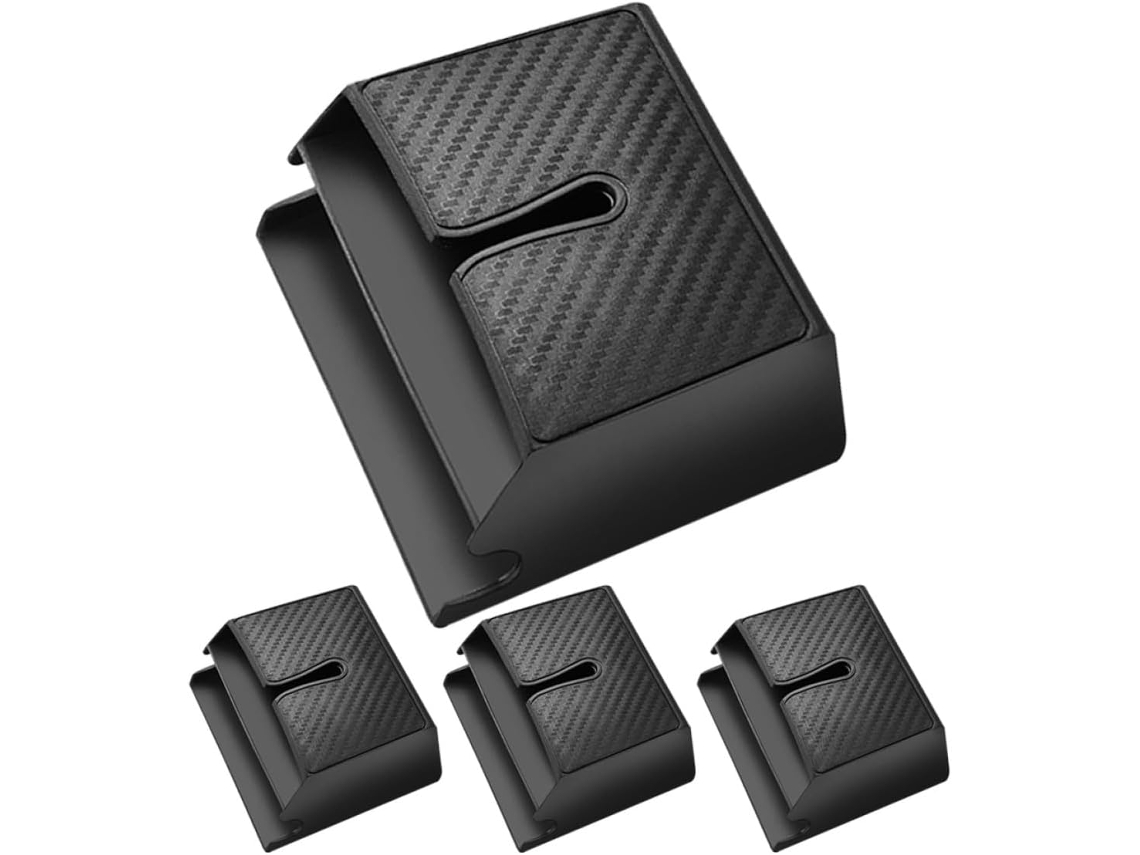 Conjunto De 4 Caixas De Armazenamento Autoadesivas Para Carro
