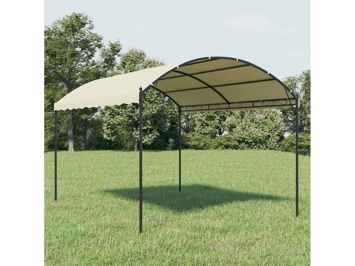 Vidaxl Gazebo Tecido Creme