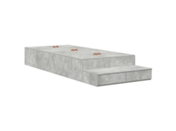 Estrado De Cama Com Armazenamento Cinza Concreto Vidaxl Grey Engineered Wood (90x190 Cm)