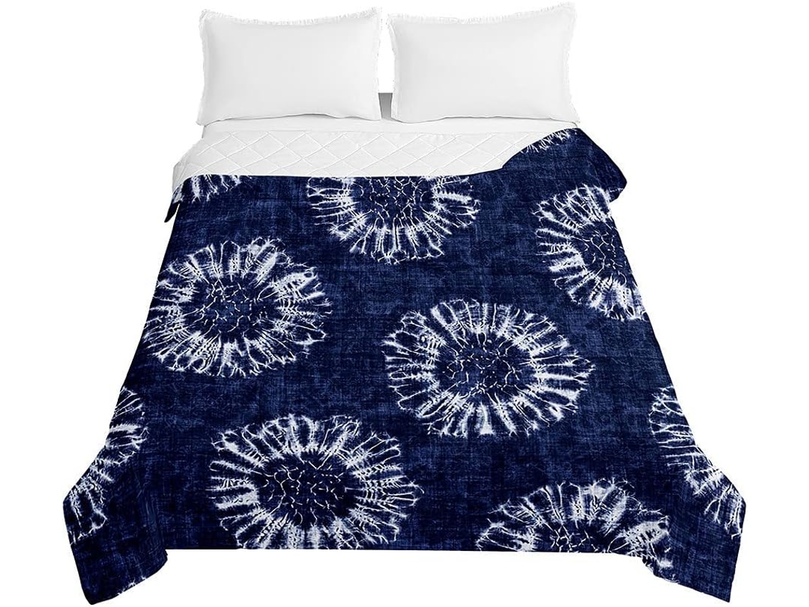 Colcha Acolchoada Fansu Capa de Cama Manta para Ar Condicionado Edredom Conjunto Sofá com Estampa Mandala Boho