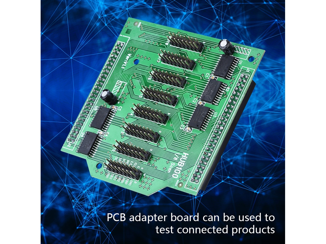 Laxiscreed Hub100 Placa Adaptadora De Pcb Com 8 Saídas Em Ouro E Pinos De Cobre