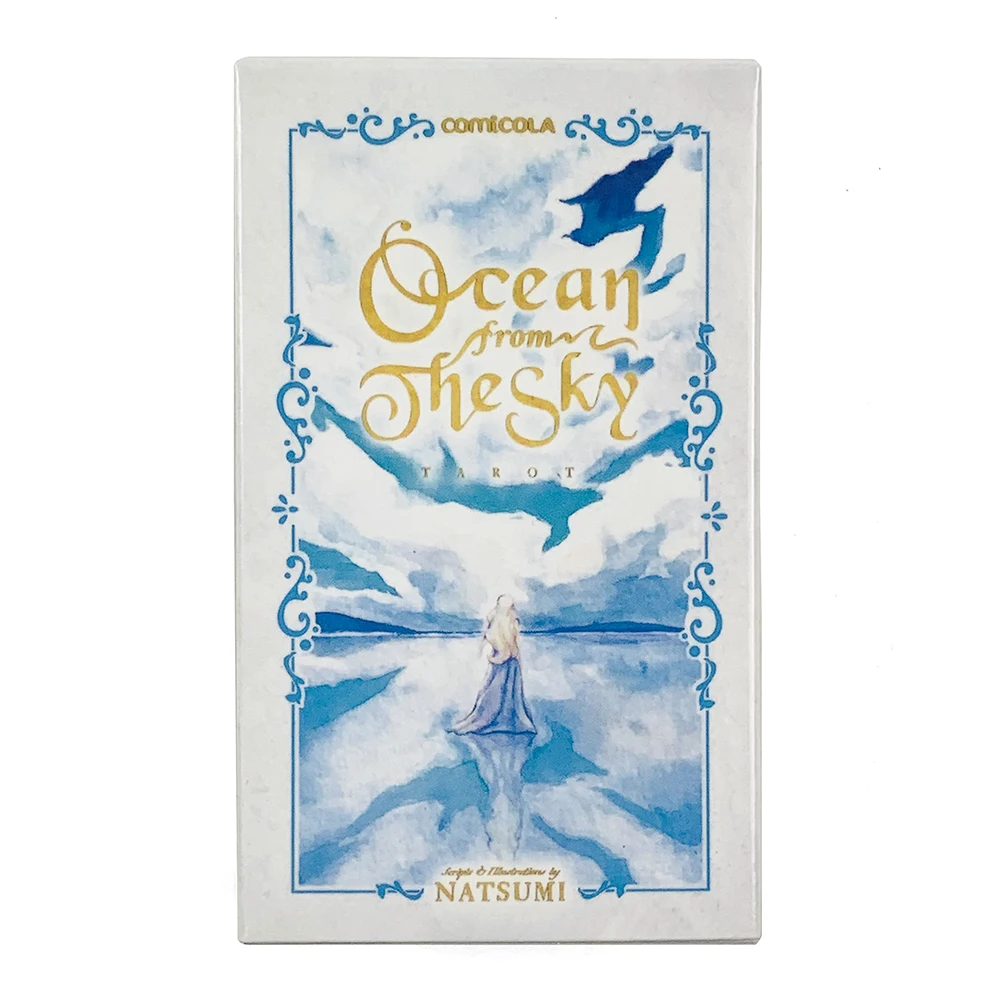 O Novíssimo Baralho De Tarô "ocean From The Sky", Com 78 Cartas De Tarô Em Aquarela.