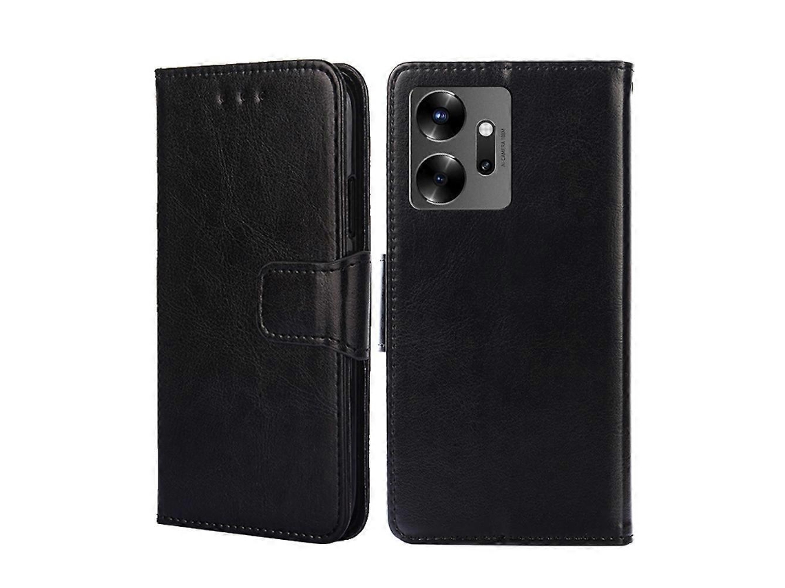 Capa De Celular Em Couro Com Textura De Cristal Para Infinix Zero 20