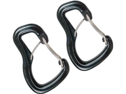 Conjunto De 2 Mosquetões Escalada Leves E Duráveis Com Clipe Para