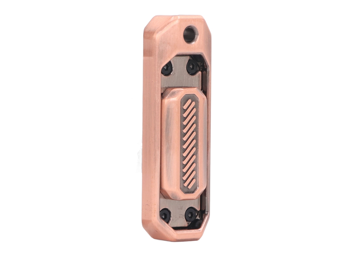 Primerox brinquedo de Deslizador Magnético de Metal para Tdah Alívio de Estresse Ergonomico Bronze
